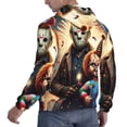 thumbnail image 4 of Lsque Chucky Pattern Casual Men's Hoodie,Hooded Sweatshirt with Kangaroo Pocket,Pullover Hoodie-3X-Large, 4 of 8