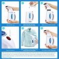 thumbnail image 3 of VAVSEA Plancha de Vapor, Vaporizador Portátil para Ropa, Función de Apagado Automático, Arrugas/vapor/suavizado/limpieza/esterilización, Blanco, 3 of 8