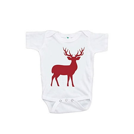 

Custom Party Shop Baby s Red Deer Christmas Onepiece
