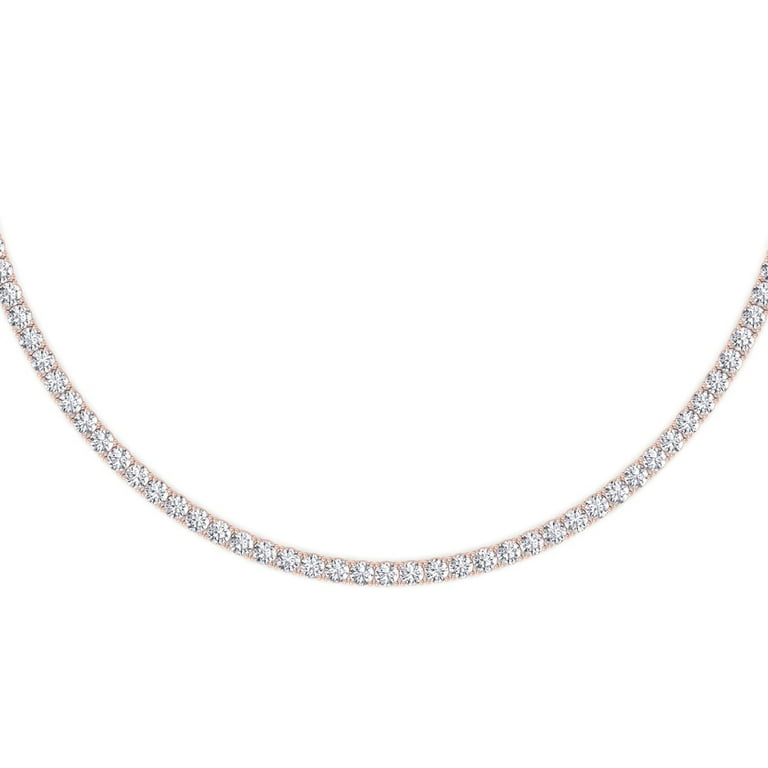 Round tennis sale necklace