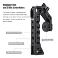 thumbnail image 4 of Handle Universal Top Handel Camera Top Handgrip with 4 Cold Shoe Mounts  Positiong Hole 1/4in And 3/8in Threaded Holes Compatible with Camera Cage Sports Camera for Vlogging, 4 of 7