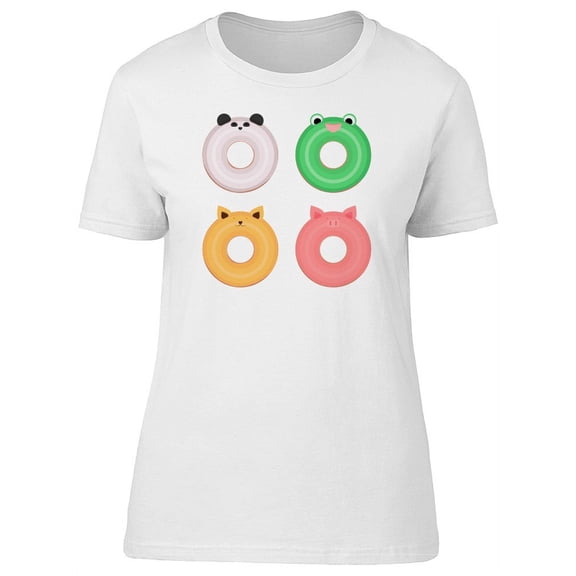 Funny Animal Donuts Tee Women's -Image by Shutterstock