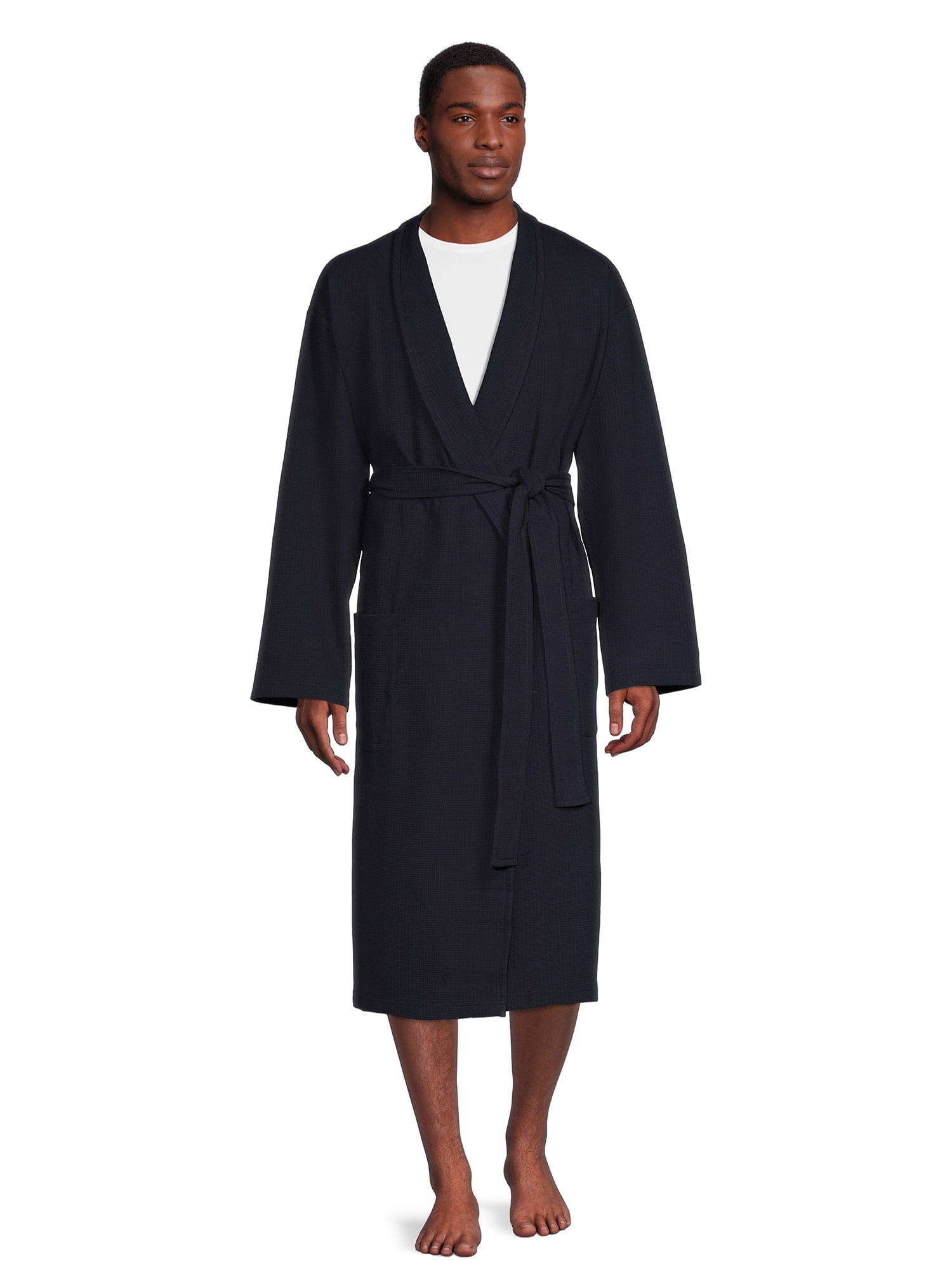 Hanes Men's Waffle Knit Robe