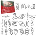 thumbnail image 2 of 24pcs Christmas Calendar Blind Box Ring Jigsaw Puzzle IQ Toys Educational Intelligence Game Children Gift, 2 of 3