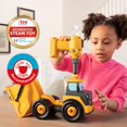 thumbnail image 3 of Volquete de juguete Build-A-Buddy John Deere con taladro de juguete amarillo, 3 of 9