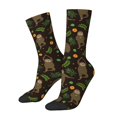 thumbnail image 1 of Lukts Sloth Doing Yoga Pattern Womens Crew Soft Moisture-wicking Socks,Moisture Control Crew Socks,Mid Calf Socks, 1 of 6