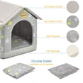 thumbnail image 2 of Casa de cama para mascotas Jiupety, acogedora, interior/exterior, S, para gatos y perros, 2 of 6