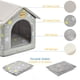 thumbnail image 2 of Casa de cama para mascotas Jiupety, acogedora, interior/exterior, S, para gatos y perros, 2 of 6