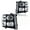 Clear lens Black Housing Clear Reflector, variant on 2Pcs Headlights Fit For Chevy Silverado 1500 2007-2013/Silverado 2500 3500 & HD Models 2007-2014 Headlamps Clear Lens Chrome Housing Amber Reflector