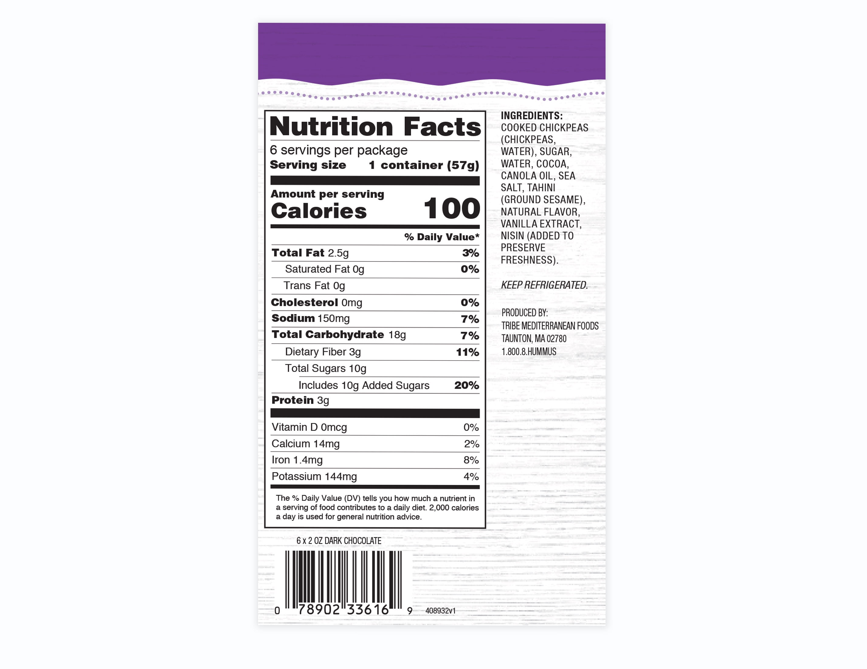 Tribe Hummus Nutritional Value Besto Blog