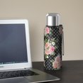 thumbnail image 5 of 20 Oz Pioneer Flower Coffee Tumbler Double Wall Insulated Stainless Steel Water Bottle | Metal Reusable Thermoses Flask with Cup Cap | Leak & Sweat Proof with Anti-Dust Lid, 5 of 7