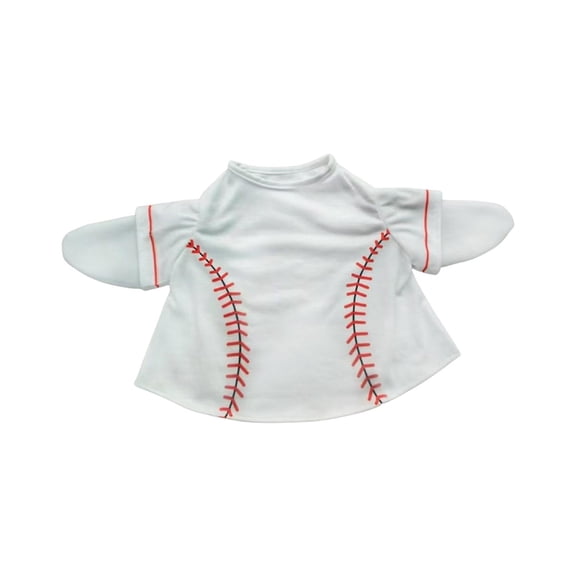 Porch Goose Outfit, Ball Game Print Costume Fits 23" Cement Goose Statue, Lawn Geese Clothes for Outdoor Patio Yard Garden Decor (Baseball)