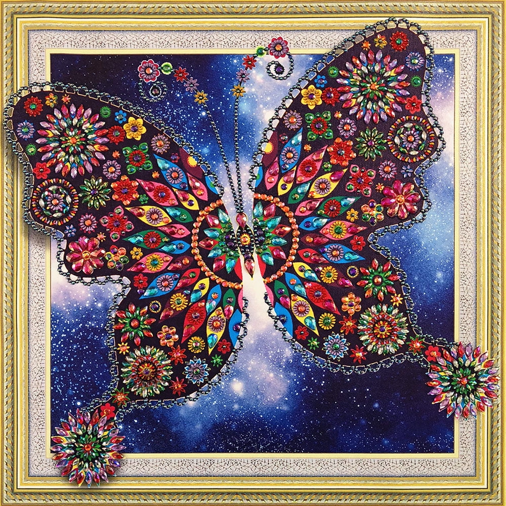 Diamond Painting 5D Embroidery Cross Stitch Home Art Craft Decor Butterfly DIY S 