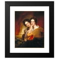 thumbnail image 2 of Rembrandt Peale 12x14 Black Modern Framed Museum Art Print Titled - The Sisters (Eleanor and Rosalba Peale), 2 of 5