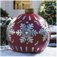 thumbnail image 1 of Christmas Inflatables Outdoor Decorations Balls, 24 Inch Giant Christmas Inflatables Balls with Pump, Christmas Blow Up Yard Decorations Inflatable Ornament for Outside Garden Yard (I), 1 of 6