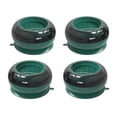 thumbnail image 1 of 4 piezas de almohadillas universales para base de lavadora, protección multiusos para suelos. Verde, 1 of 9