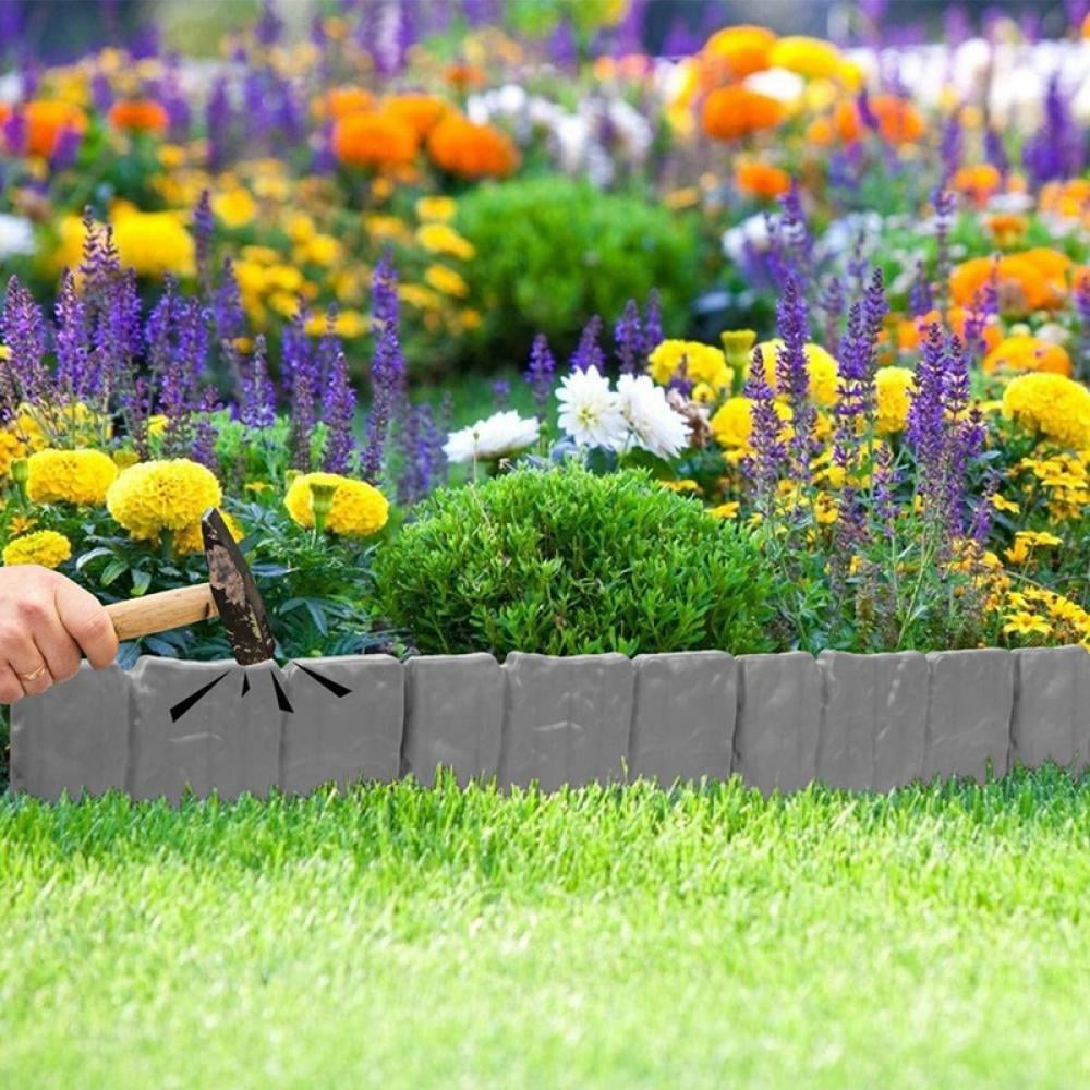 Buy Garden Landscape Edging Border, 5PCS Flower Bed Edging for