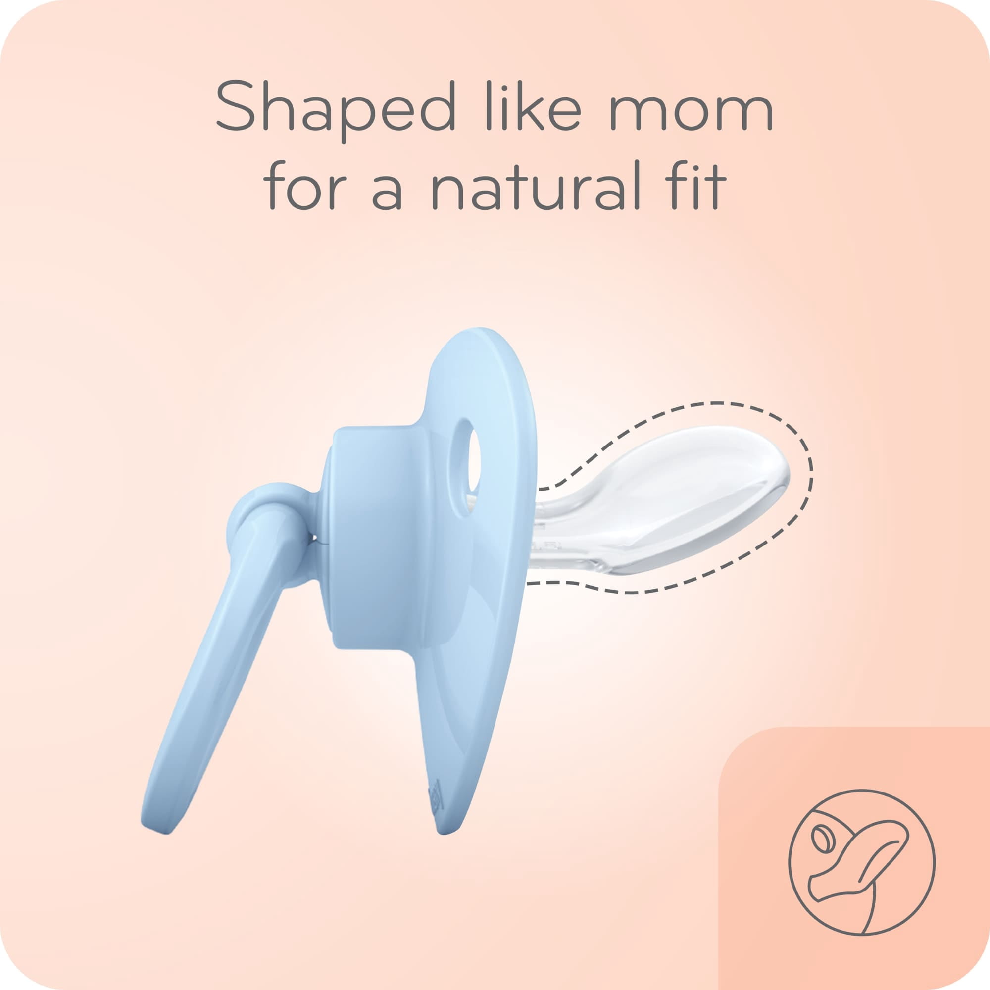 NUK Newborn Orthodontic Pacifiers, Girl, 0-2 Months, 2-Pack