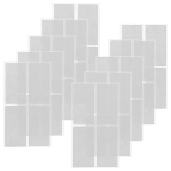 White Self Adhesive Label Stickers for Home Use Convenient Large Sheets