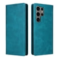 thumbnail image 6 of for Samsung Galaxy S25 Ultra Wallet Case, PU Leather + TPU, Magnetic Card Holder with Kickstand, Shockproof Full Body Protective Flip Cover, Classic Design for Galaxy S25 Ultra Men Women, Bluegreen, 6 of 6