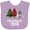 Lavender, variant on Inktastic Christmas Squad with Plaid Trees Boys or Girls Baby Bib