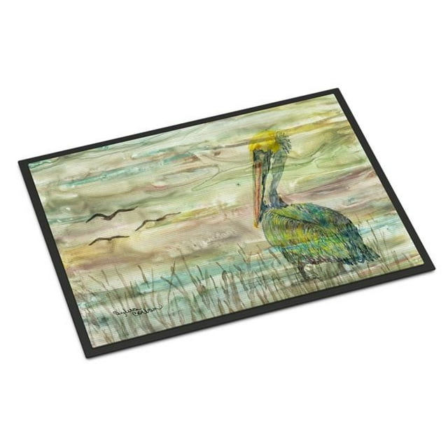 Carolines Treasures SC2012JMAT 24 x 36 Po Tapis Pélican Coucher de Soleil Intérieur Ou Extérieur