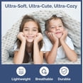 thumbnail image 4 of CGK Linens 4-Piece Cute & Cozy Kids Sheet Set - Queen Size Kids Bedding With Vibrant Designs For Boys, Girls, Teens, Toddler, Gray Fish, 4 of 7