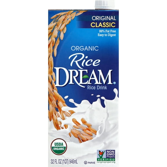 Dream Organic Classic Original Ricemilk, Shelf-Stable, 32 fl oz