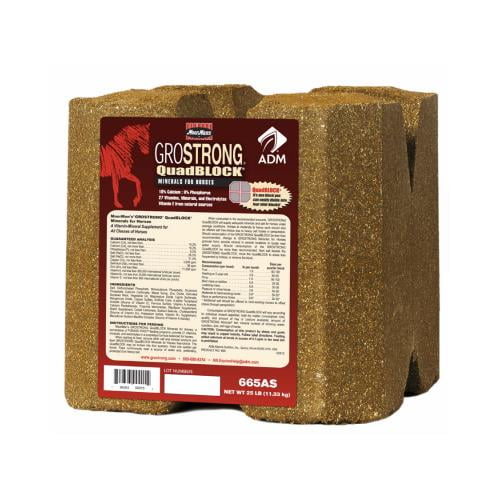ADM 642 Block Horse Vitamins/Minerals, 33.3lbs