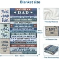 thumbnail image 3 of Gifts for Husband Birthday, Husband Birthday Gift, Husband Gifts Blanket from Wife, Cool for Husband/Men/Him, Gift for Husband Birthday, Husband Blanket 50" X 60", 3 of 5