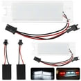 thumbnail image 3 of EIMELI 2Pcs License Plate Light LED Number License Plate Light Reusable Premium Durable Number Plate Lamp Bright White LED Plastic Car Auto Number Plate Lamp Light for Car Auto, 3 of 11
