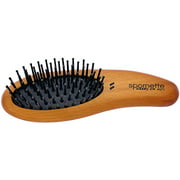 Spornette Carry On Wooden Handle Oval Cushion Mini Hair Travel Brush #30-C