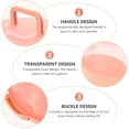 thumbnail image 6 of Pink Plastic Cake Carrier with Lid for 8" Cake/Pies, 6 of 8