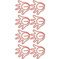 thumbnail image 2 of Mini Paper Clip, 100Pcs Present Lovely Decor Hand Design Office Paperclip  For Document Red,Pink,Yellow, 2 of 8