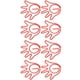 thumbnail image 2 of Clip de papel, 100 unidades, clip de papel pequeño de metal, clip de papel creado magistralmente Jadeshay  A, 2 of 8
