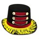thumbnail image 1 of Accesorio de disfraz para adultos, sombrero de maestro de ceremonias, versátil y ajustable para bailes de máscaras., 1 of 8