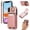 Pink, variant on Allytechgroup Wallet Case for iPhone XS/X with Credit Card Slot, RFID Blocking PU Leather Flip Case with Lanyard & Kickstand Shockproof and Anti-Scratch Bumper for Women Girls, Pink
