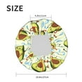 thumbnail image 6 of Kdxio Avocado Doing Sport Print Shower Cap for Women,Elastic and Reusable,Double Waterproof Layers Bathing Hat, 6 of 9