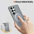 thumbnail image 5 of Allytechgroup for Samsung Galaxy S23 Ultra Case, [Compatible with Magsafe] Matte Back Cover with Ring Holder Kickstand Shock-Absorbent Bumper Phone Case for Samsung Galaxy S23 Ultra,Gray, 5 of 6