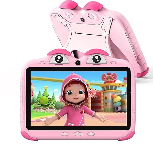 Tableta Para Niños Tableta De 7 Pulgadas Para Niños Tableta Para Niños De 32 Gb Software Para Niños Instalado Tableta Android De Aprendizaje Para Niños Con Wifi Control Parental Para Niños Pequeños Ni