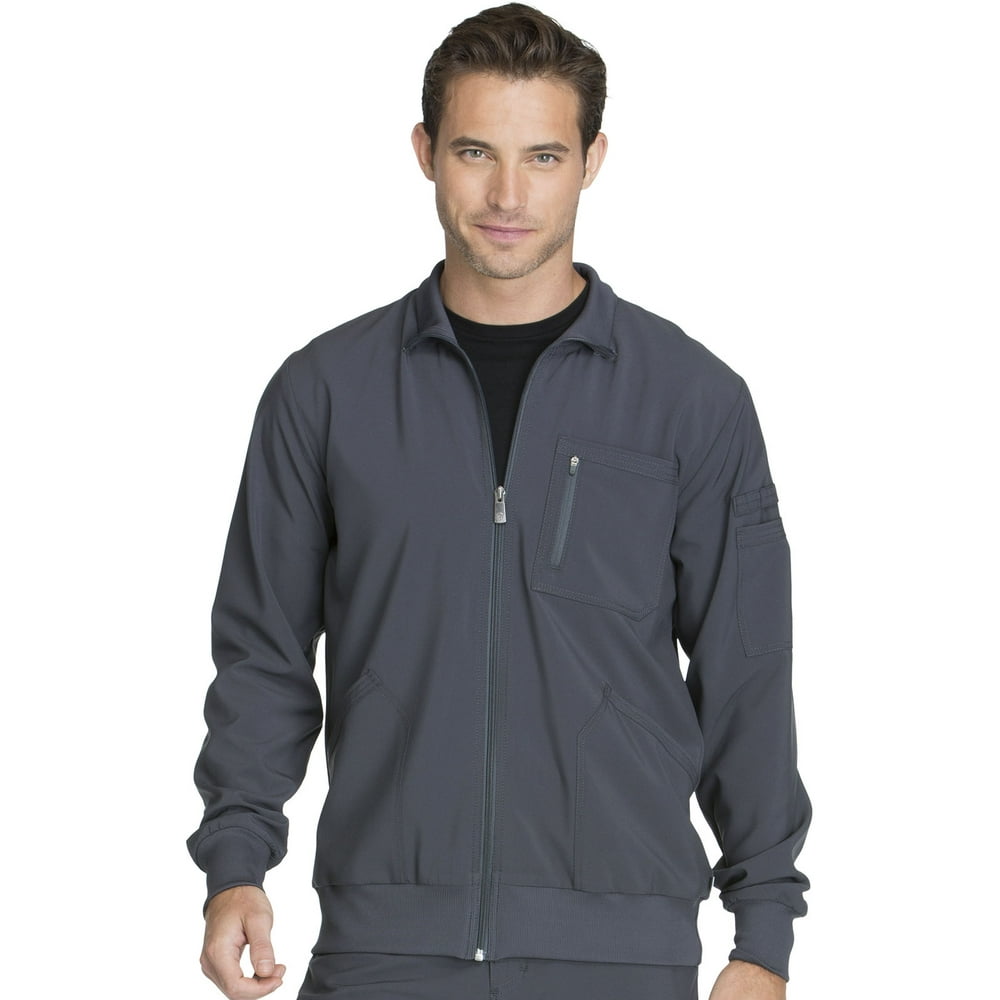 Cherokee Cherokee Infinity Scrubs Jacket for Men Zip Front CK305A, M