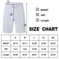 thumbnail image 3 of QPNGRP Men's Linen Shorts Casual Elastic Waist Drawstring Summer Beach Vacation Yoga Shorts with Pockets White S, 3 of 9