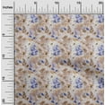 thumbnail image 2 of oneOone Rayon Brown Fabric Abstract Floral Sewing Craft Projects Fabric Prints By Yard 56 Inch Wide-2rb, 2 of 5