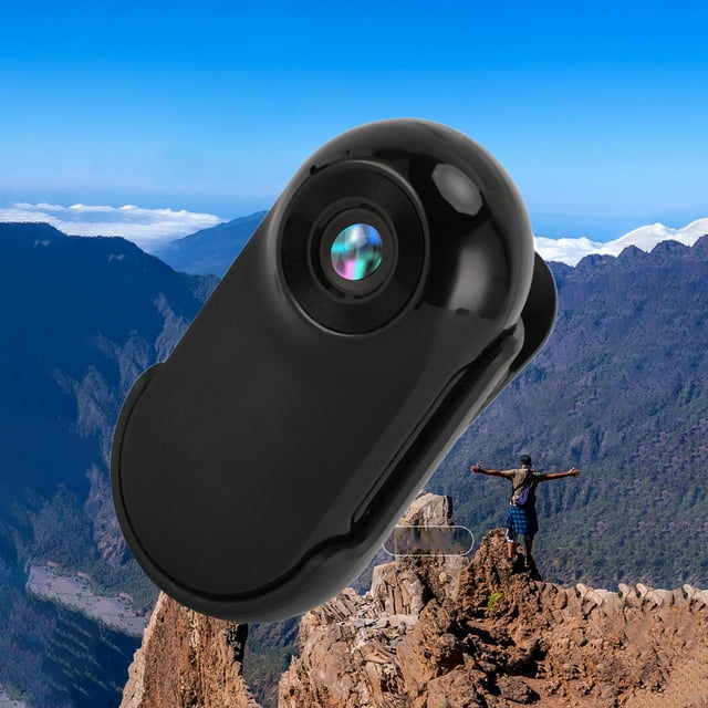 Cámara Deportiva Pequeña, Portátil 1080p Hd 170 Grados Camina de Cuello de Mascotas de Gran Angular para viajar Vlogging