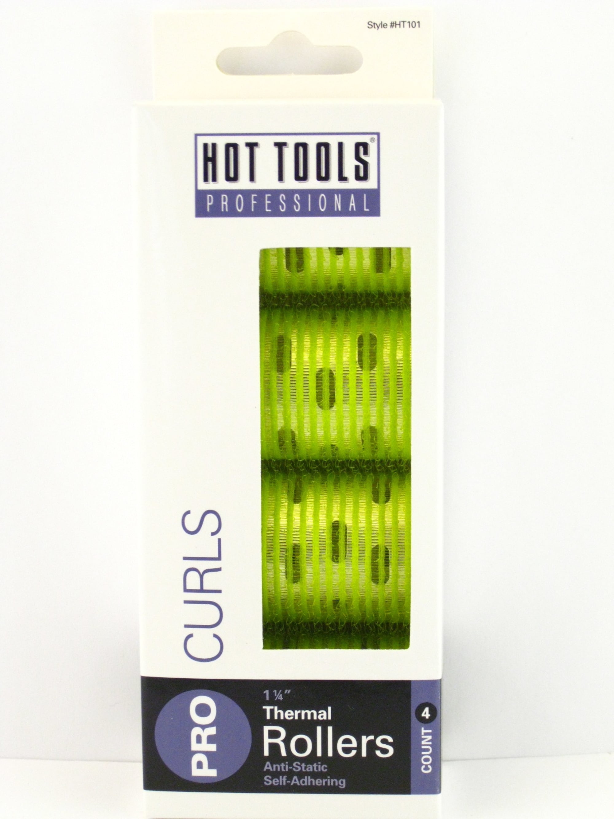 Hot Tools Pro Curls 1-1/4' Thermal Plastic Hair Rollers - 4 Ct