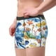 thumbnail image 2 of Balery Marine Animals Calzoncillos bóxer para hombre, ropa interior de algodón suave y transpirable con cinturilla de nailon-Large, 2 of 5