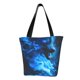 thumbnail image 1 of Fotbe Wolf Bolsa de Playa con Estampado, Bolsa de Hombro, Bolsa de Mano Espaciosa, Bolsa de Viaje Ligera, Bolsa de Compras Versátil, 1 of 6