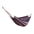thumbnail image 2 of Bliss Hammocks 60"W Double Hammock with Rope Loops & Tree Straps, 265 lb, Patriotic Stripe, 2 of 5