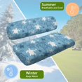 thumbnail image 5 of HUIACONG Sea Turtle and Starfish Design Easy to Install Golf Cart Seat Cover for Sports Cart Car Golf Cart Seats Club Car, Breathable Disassemble Microfiber Towel for Seats, 5 of 7