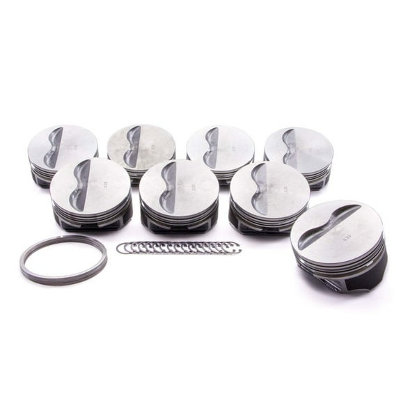 Kb Performance Pistons SBC Flat Top Piston Set 4.030 Bore -5cc